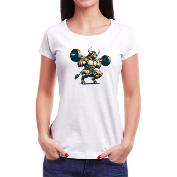 Camiseta Baby Look Touro maromba - Imagem 3