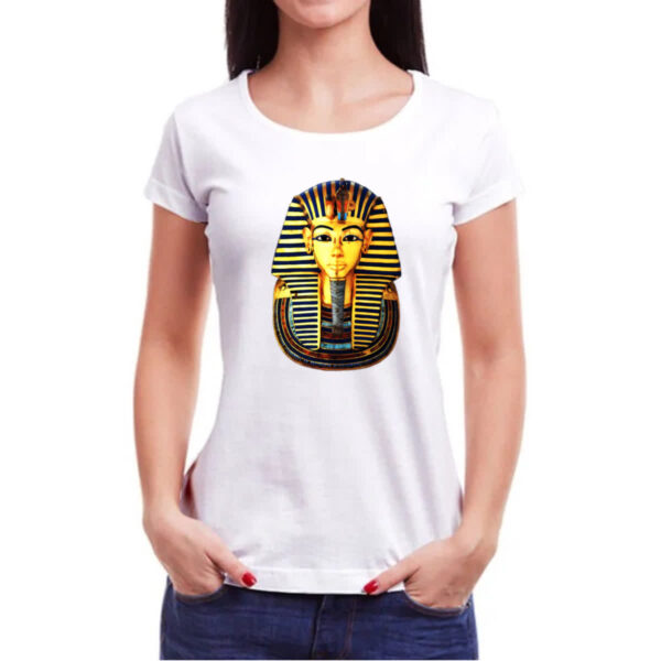 Camiseta Baby Look Tutancamon mascara - Imagem 3
