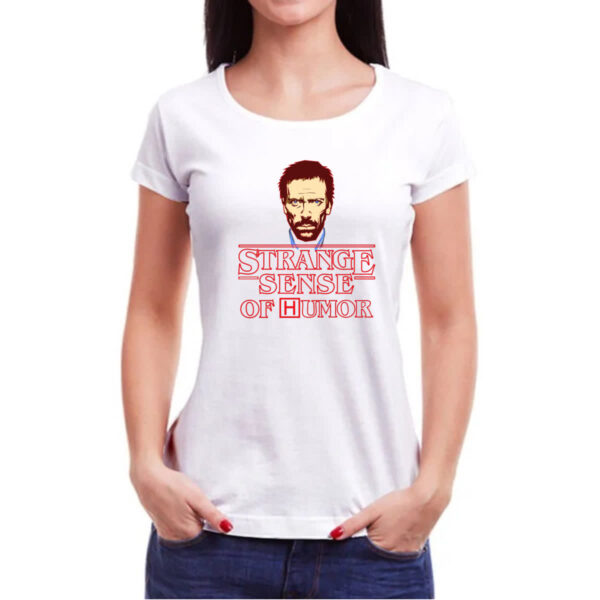 Camiseta Baby Look Strange sense of Humor - Imagem 3
