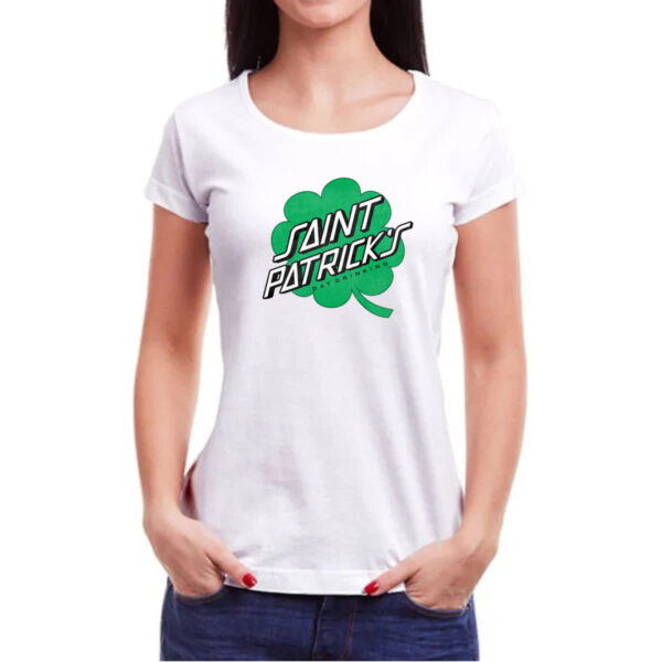 Camiseta Baby Look St Patricks Day drinking - Image 3