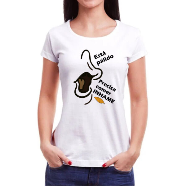 Camiseta Baby Look Vovo juju comer inhame - Imagem 3
