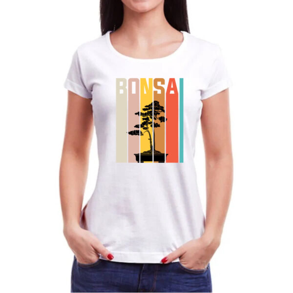 Camiseta Baby Look Bonsai vintage - Imagem 3