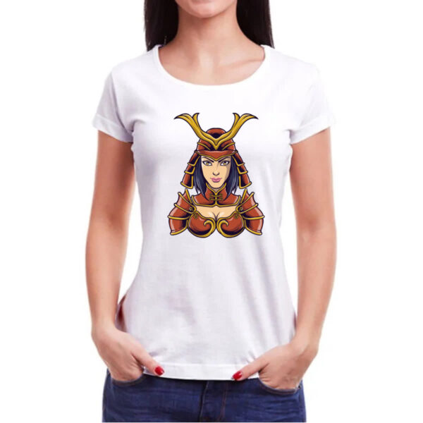 Camiseta Baby Look Samurai Girl - Imagem 3