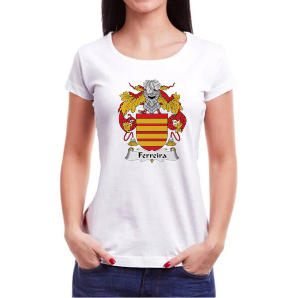 Camiseta Baby Look Brasao Familia Ferreira - Imagem 3