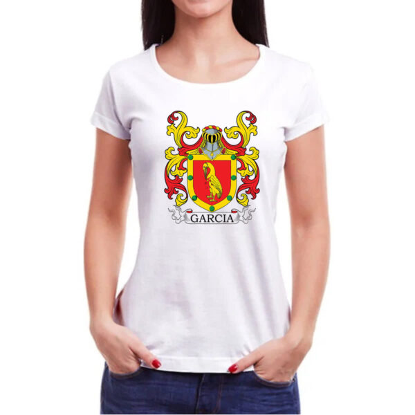 Camiseta Baby Look Brasao Familia Garcia - Imagem 3