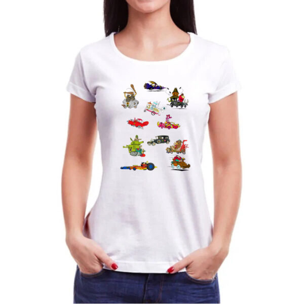 Camiseta Baby Look Nostalgia Corrida Maluca - Imagem 3