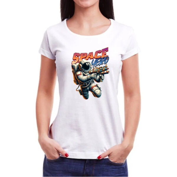 Camiseta Baby Look Space Hero - Imagem 3