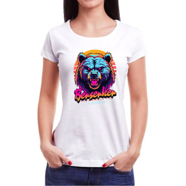 Camiseta Baby Look Urso Berserker - Imagem 3