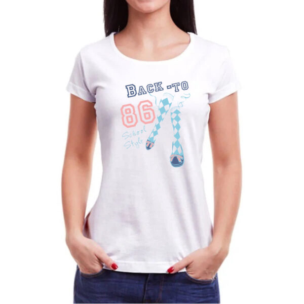 Camiseta Baby Look Back to 86 School Style - Imagem 3