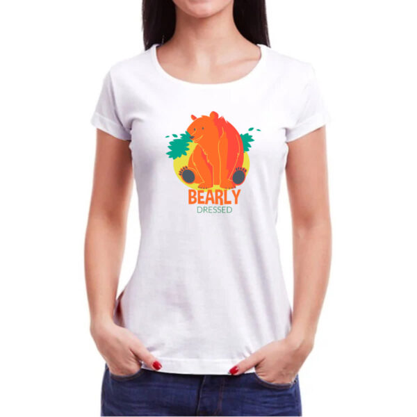 Camiseta Baby Look Bearly dressed - Imagem 3