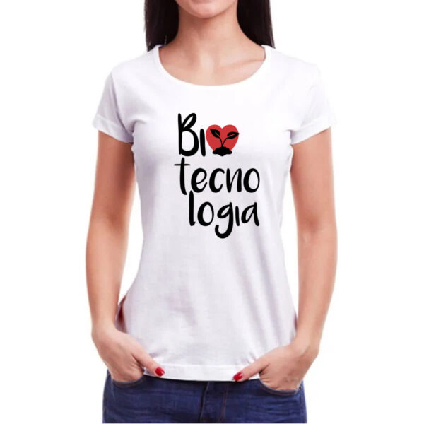 Camiseta Baby Look Biotecnologia - Imagem 3
