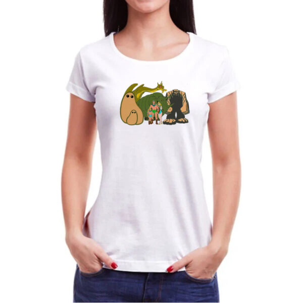 Camiseta Baby Look Nostalgia Os Herculoides Time - Imagem 3