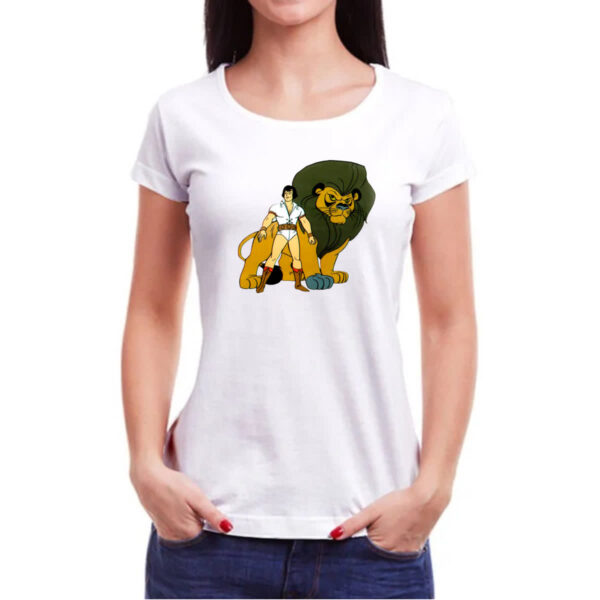 Camiseta Baby Look Nostalgia Sansao e Golias - Imagem 3