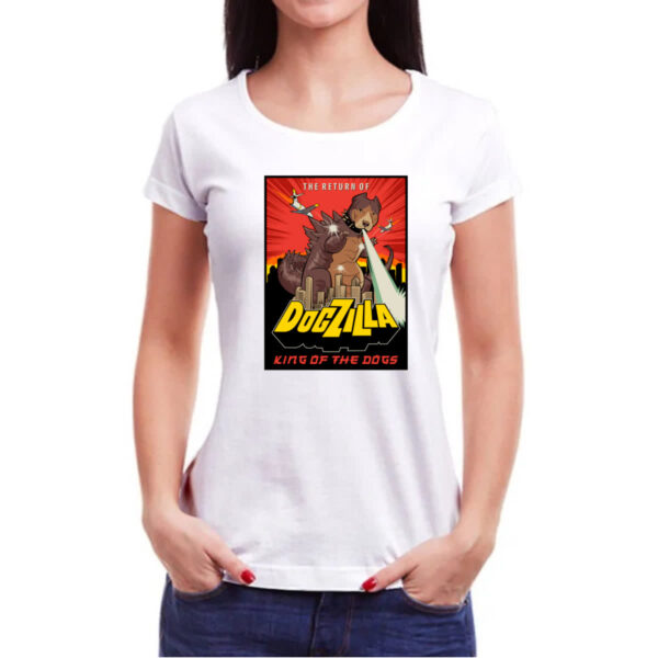 Camiseta Baby Look Dogzilla - Imagem 3