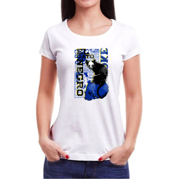 Camiseta Baby Look El gato negro - Imagem 3