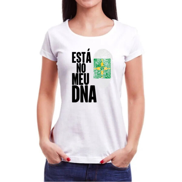 Camiseta Baby Look Esta no meu DNA Distrito Federal - Imagem 3