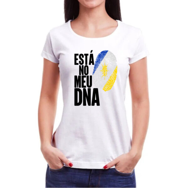 Camiseta Baby Look Esta no meu DNA Tocantins - Imagem 3