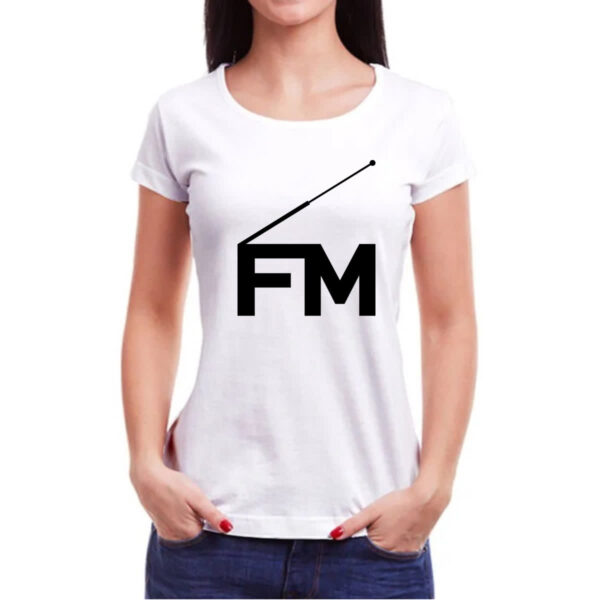 Camiseta Baby Look FM Frequencia Modulada - Imagem 3