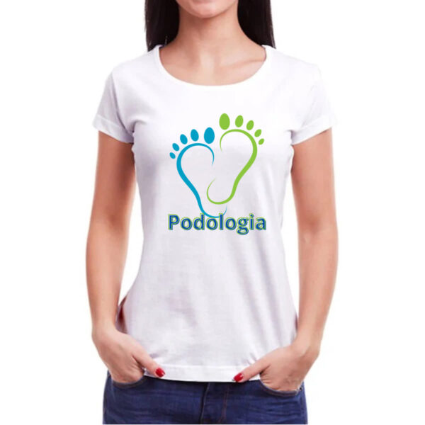 Camiseta Baby Look Podologia - Imagem 3