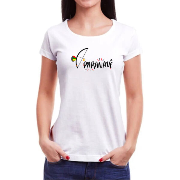 Camiseta Baby Look Capoeira Berimbau Paranaue - Imagem 3