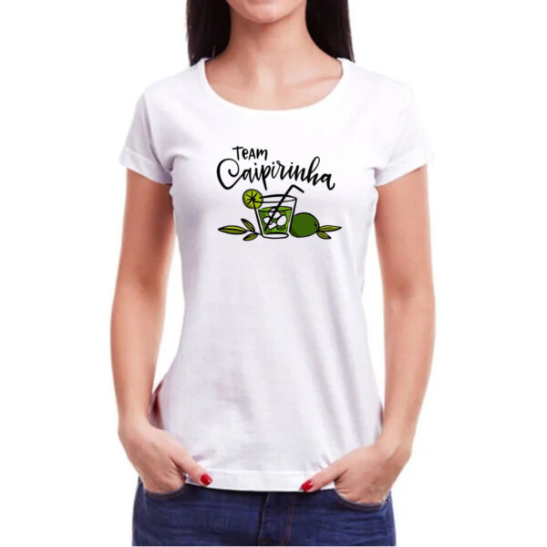 Camiseta Baby Look Time Caipirinha - Imagem 3