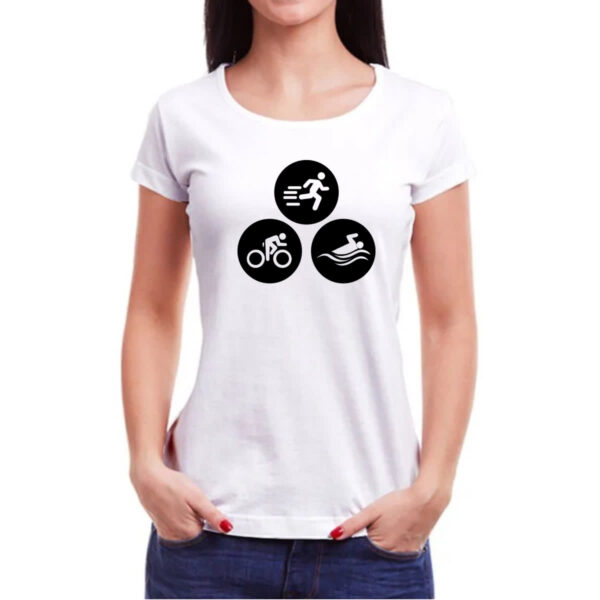 Camiseta Baby Look Triathlon Olimpico - Imagem 3