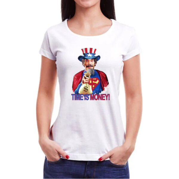 Camiseta Baby Look Super Sam Time is Money - Imagem 3
