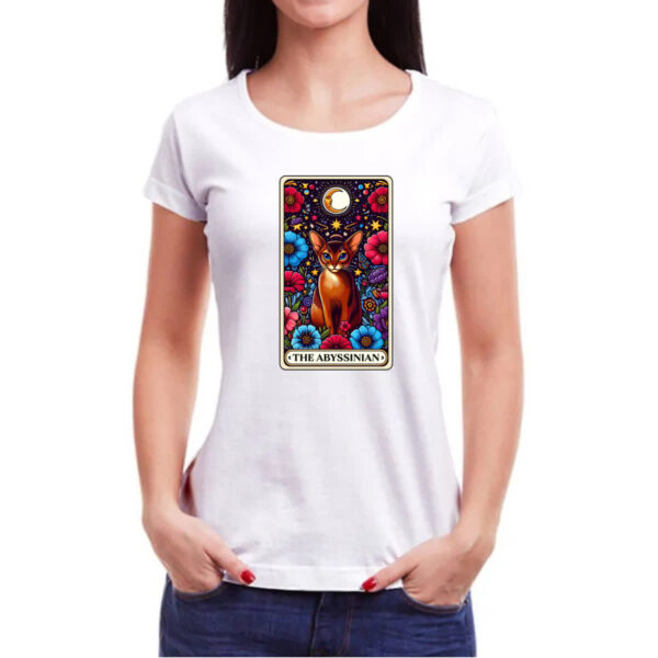 Camiseta Baby Look Taro gato Abissinio - Imagem 3