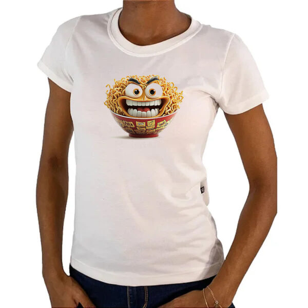 Camiseta Baby Look Lamen doido - Imagem 4