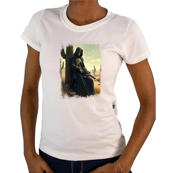 Camiseta Baby Look Morte Sniper - Imagem 4