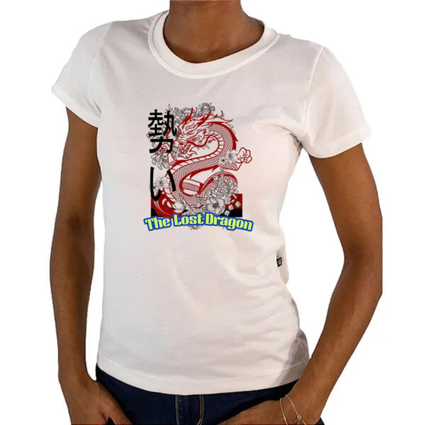 Camiseta Baby Look The Lost Dragon - Imagem 4