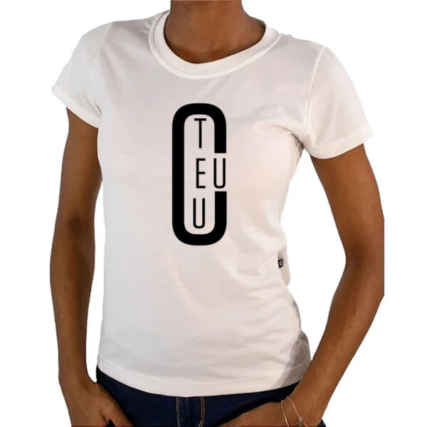 Camiseta Baby Look Teu ceu meme religioso - Imagem 4