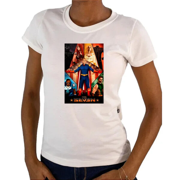Camiseta Baby Look The seven - Imagem 4