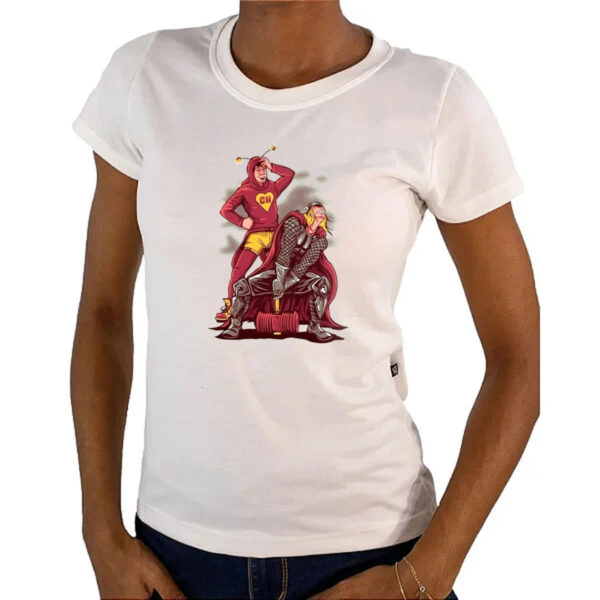 Camiseta Baby Look Thor nao e digno para a marreta bionica - Imagem 4