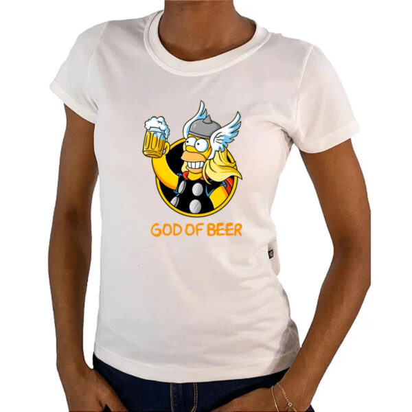 Camiseta Baby Look Thormmer - God of beer - Imagem 4