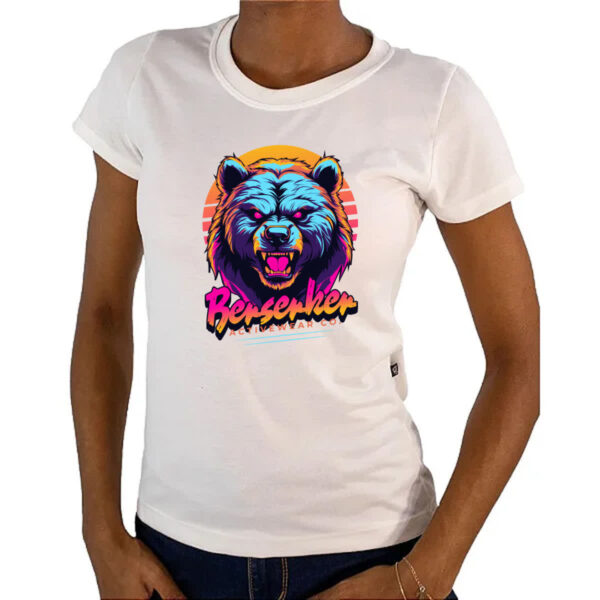 Camiseta Baby Look Urso Berserker - Imagem 4