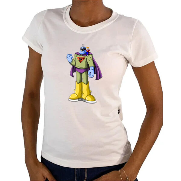 Camiseta Baby Look Nostalgia Frankstein Jr - Imagem 4