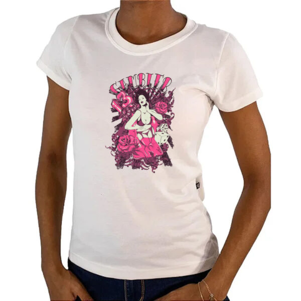 Camiseta Baby Look Gambler cassino - Imagem 4