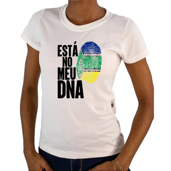 Camiseta Baby Look Esta no meu DNA Amapa - Imagem 4
