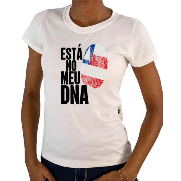 Camiseta Baby Look Esta no meu DNA Bahia - Imagem 4