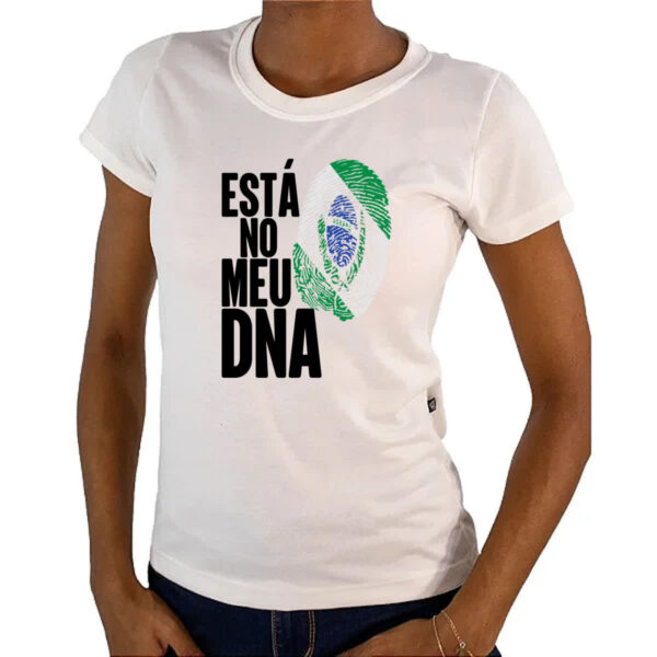 Camiseta Baby Look Esta no meu DNA Parana - Imagem 4