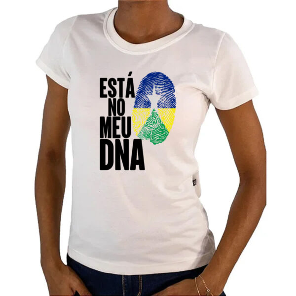 Camiseta Baby Look Esta no meu DNA Rondonia - Imagem 4
