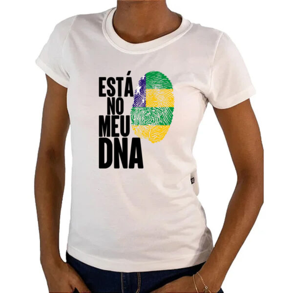 Camiseta Baby Look Esta no meu DNA Sergipe - Imagem 4