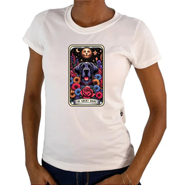 Camiseta Baby Look Taro cachorro Dog Alemao - Imagem 4