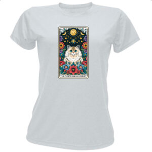 Camiseta Baby Look Taro gato Noruegues da Floresta