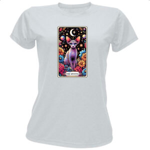 Camiseta Baby Look Taro gato Sphynx