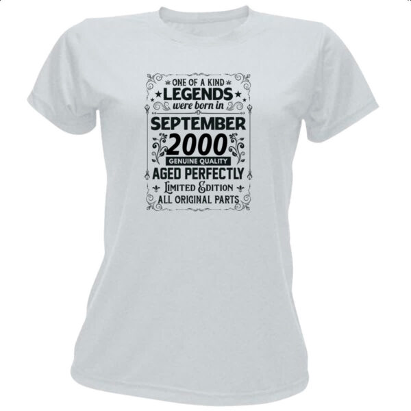 Camiseta Baby Look Legends Were Born SET-2000