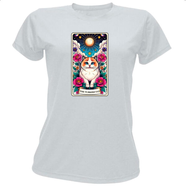 Camiseta Baby Look Taro gato Van Turco