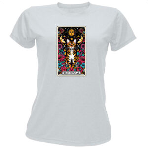 Camiseta Baby Look Taro gato de Bengala