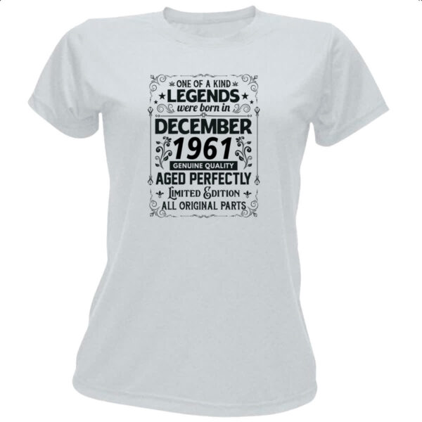 Camiseta Baby Look Legends Were Born DEZ-1961